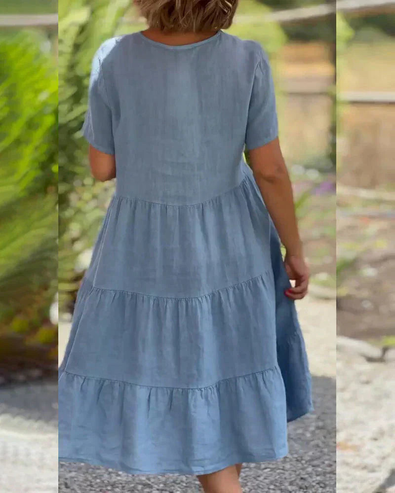 Anaëlle | Robe Midi Fluide