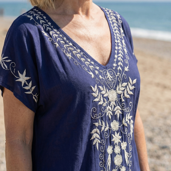 Elyra | Robe Midi Légère Drapée