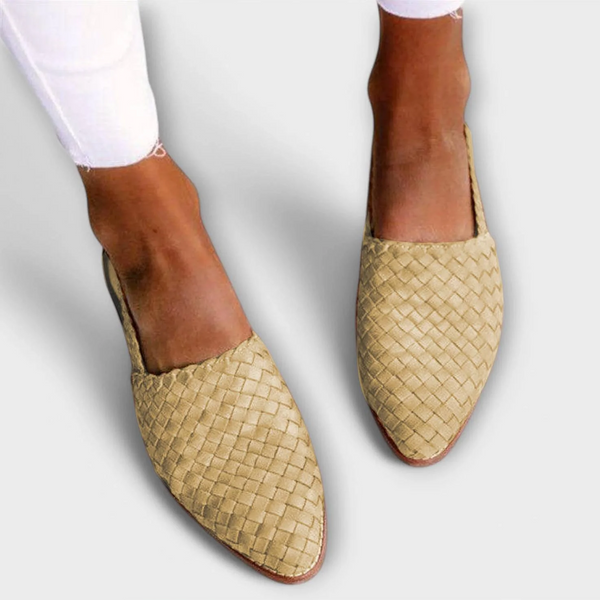 Calista | Mocassins Tressés Élégance