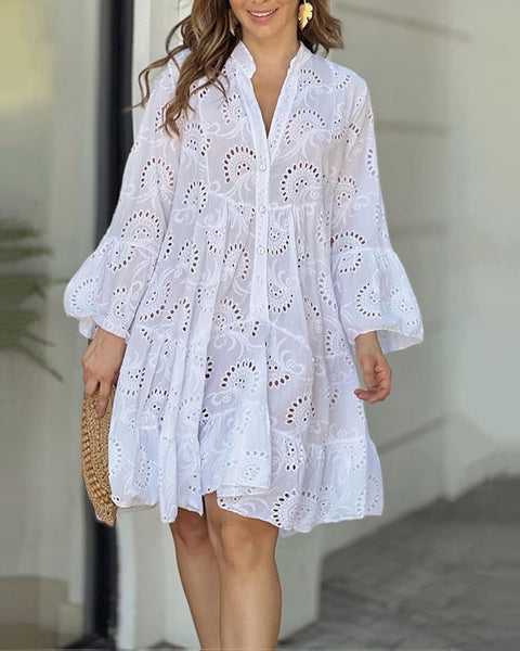 Capucine | Robe Bohème Ajourée