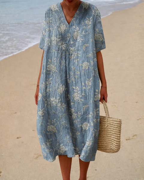 Amandine | Robe Midi Bohème