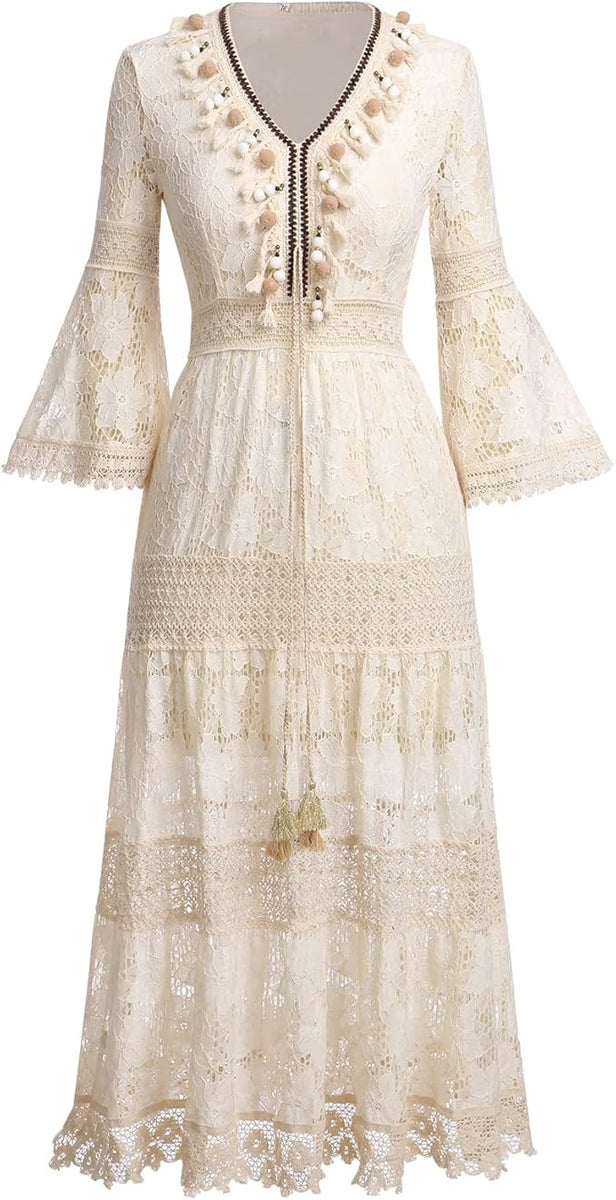 Anaëlle | Robe Maxi Romantique