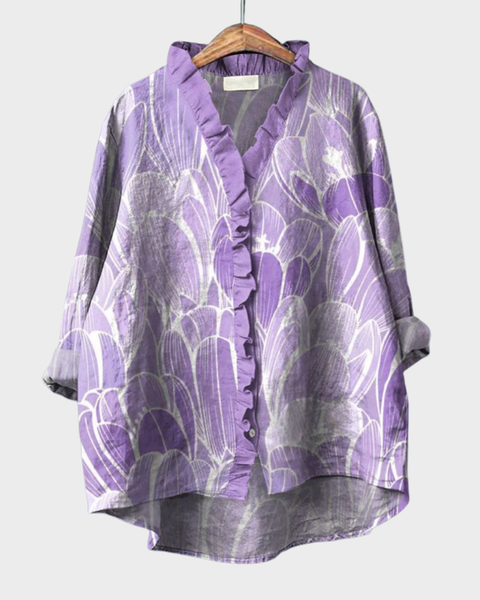 Laura | Blouse Florale Raffinée