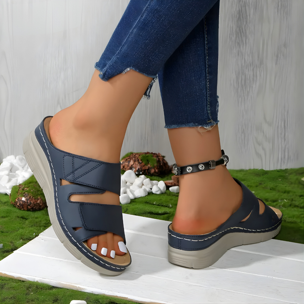 Élina | Sandales Orthopédiques Confort Compensées
