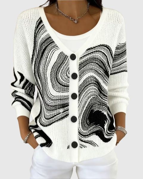 Isolde | Cardigan Marbré Chic