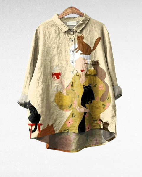 Ariané | Blouse Chats Poétiques