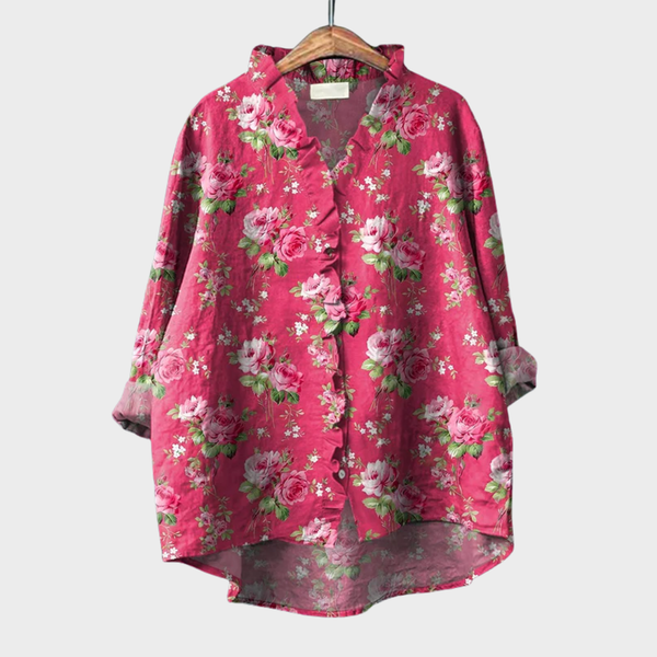 Roseline | Blouse Printanière Romantique