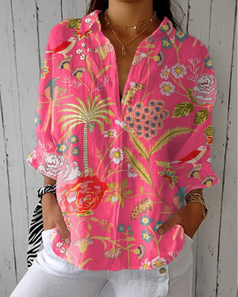 Blandine | Blouse Botanique Exotique