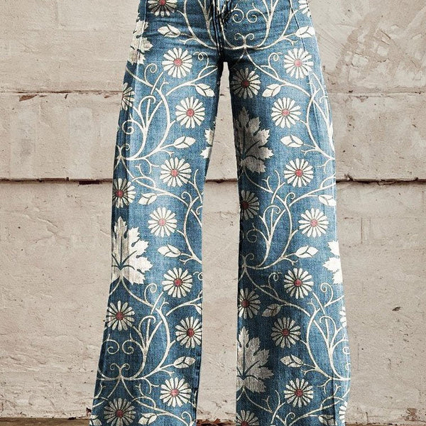 Éléonore | Pantalon Fleuri
