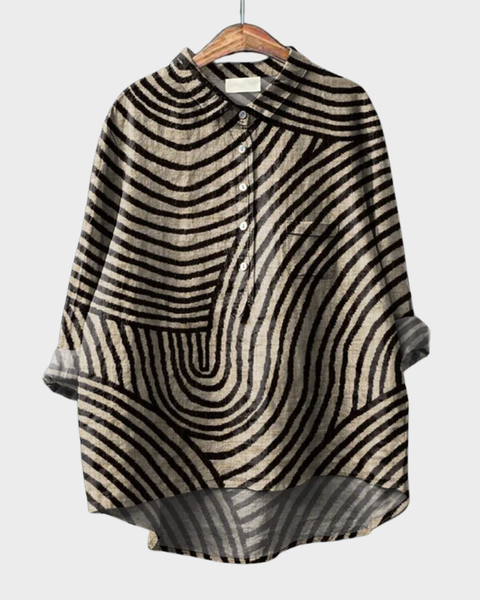 Jacinthe | Blouse Graphique Moderne