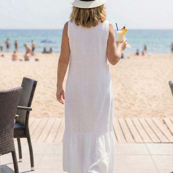 Ismerie | Robe Midi Drapeau Facile