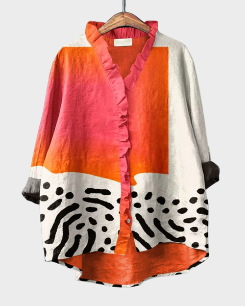 Garance | Blouse Graphique Moderne