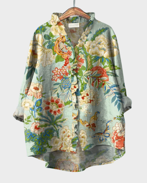 Perrine | Blouse Florale Romantique