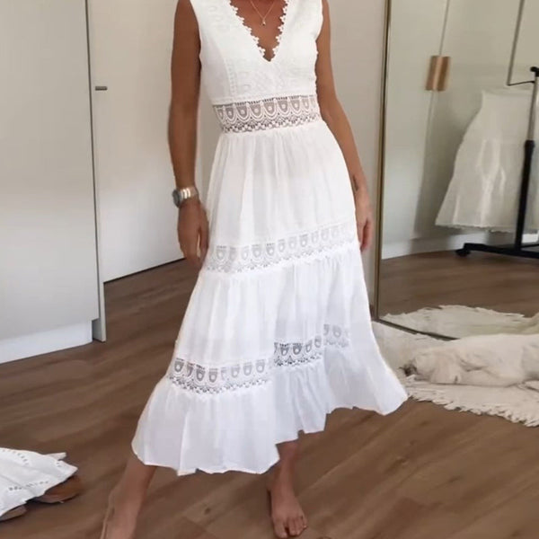 Amandine | Robe Maxi Dentelle