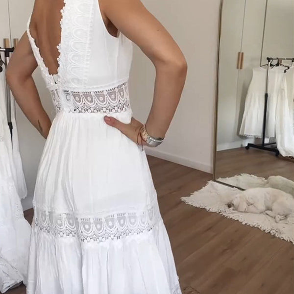 Amandine | Robe Maxi Dentelle