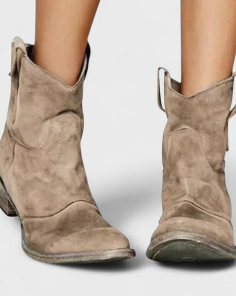 Daphné | Bottines Western Suédées