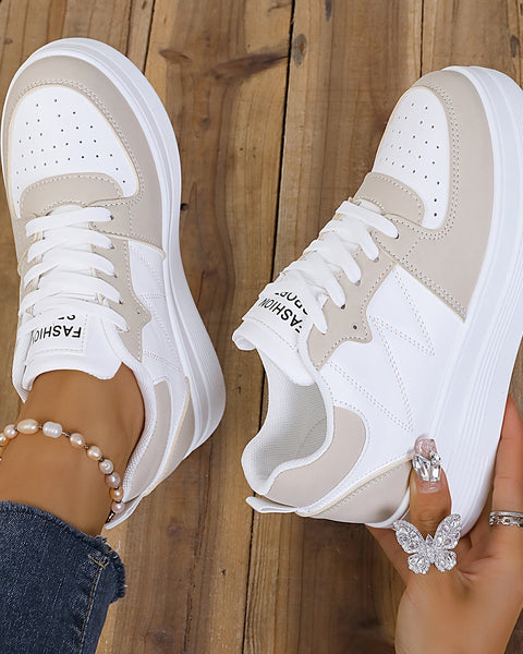 Clémence | Baskets Plateforme Chic