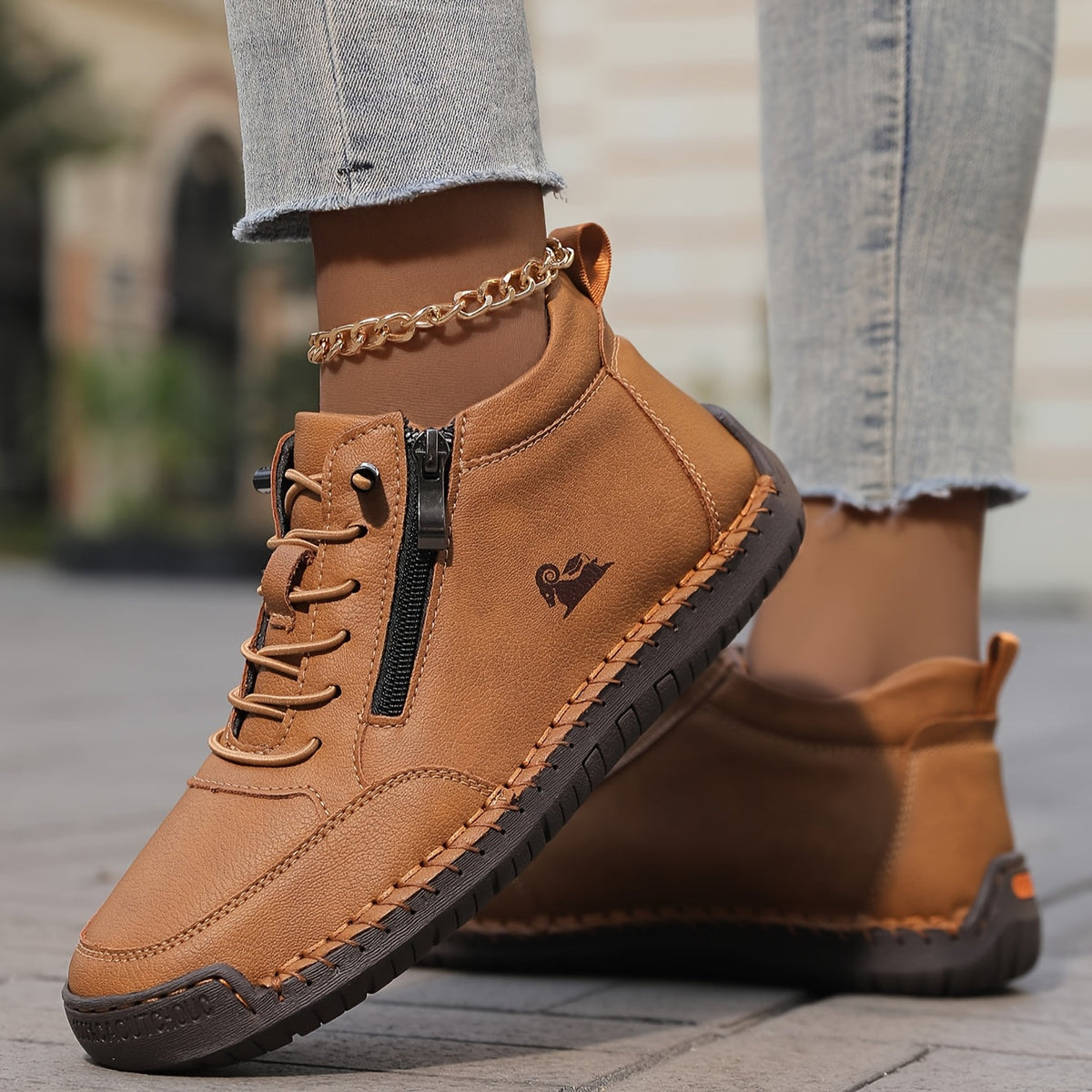 Maura | Baskets Zip Confort Nature