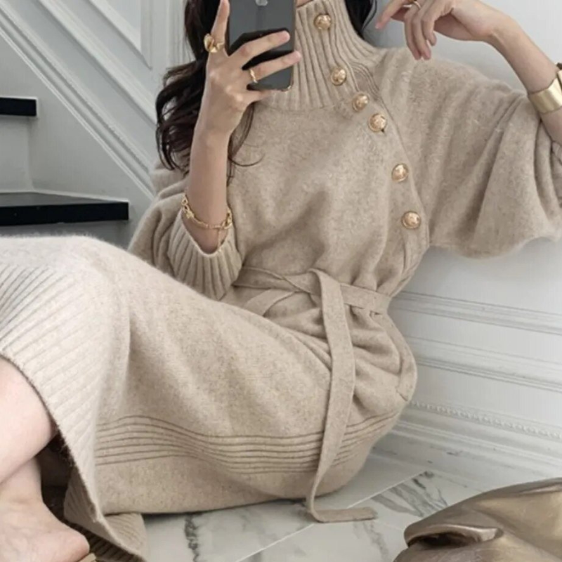 Bérénice | Robe Maille Élégante