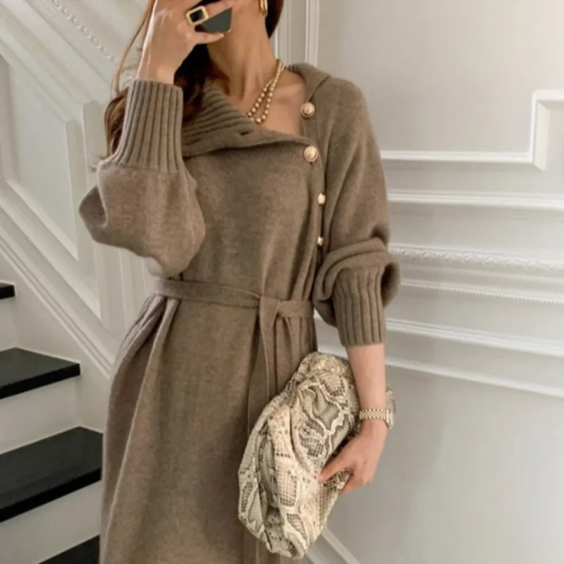 Bérénice | Robe Maille Élégante