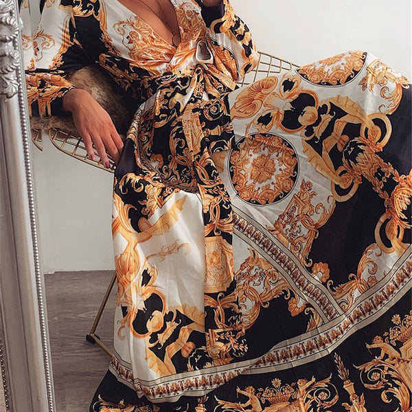 Faye | Robe Maxi Cache-Cœur
