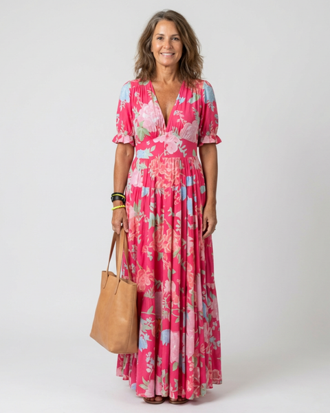 Rosalie | Robe Maxi Fleurie Bohème