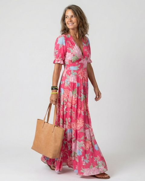 Rosalie | Robe Maxi Fleurie Bohème