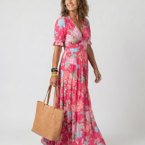 Rosalie | Robe Maxi Fleurie Bohème