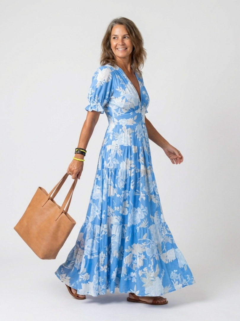 Rosalie | Robe Maxi Fleurie Bohème
