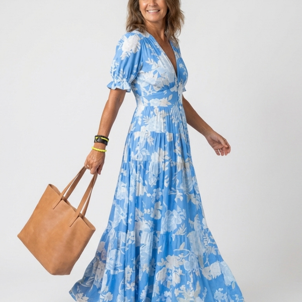 Rosalie | Robe Maxi Fleurie Bohème