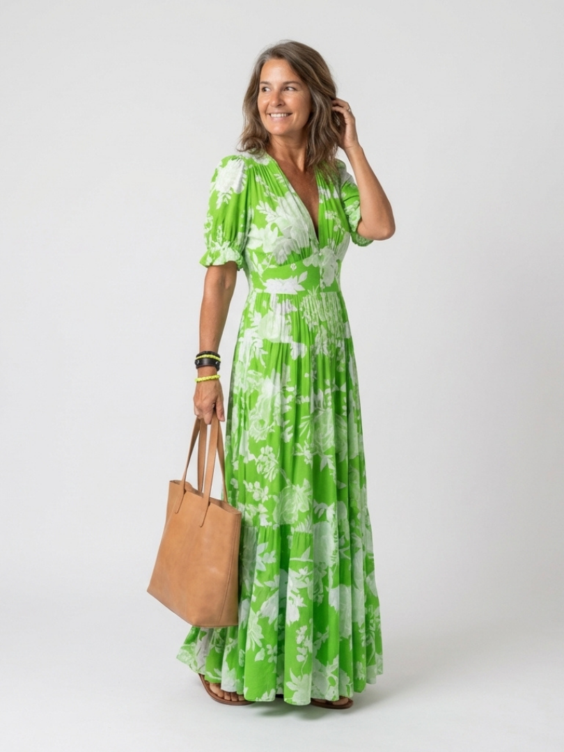 Rosalie | Robe Maxi Fleurie Bohème