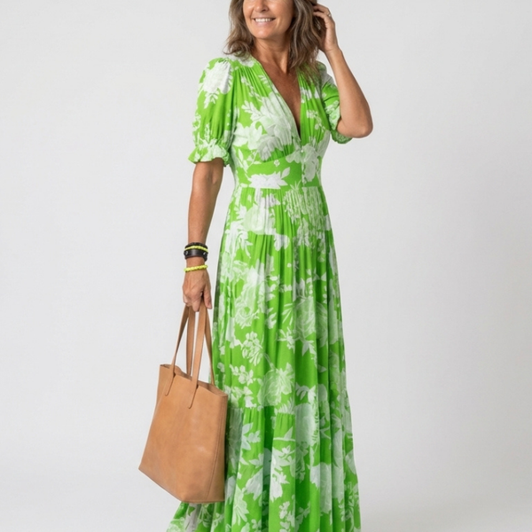 Rosalie | Robe Maxi Fleurie Bohème