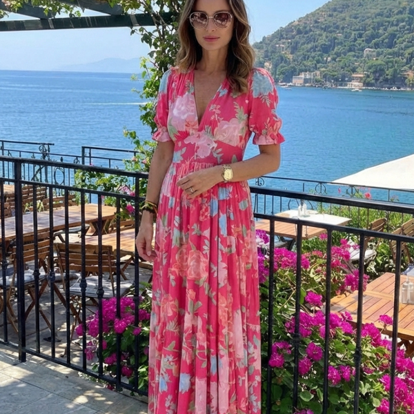 Rosalie | Robe Maxi Fleurie Bohème