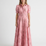 Rosalie | Robe Maxi Jacquard Élégance Classique