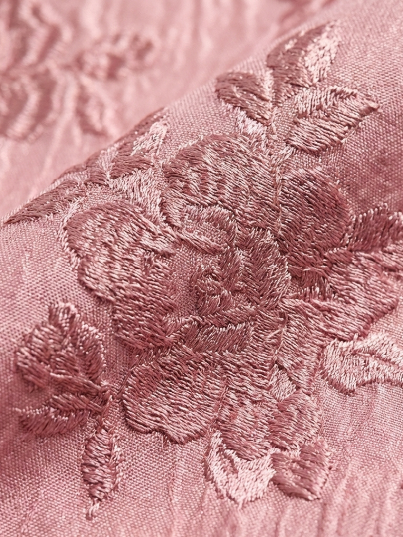 Rosalie | Robe Maxi Jacquard Élégance Classique