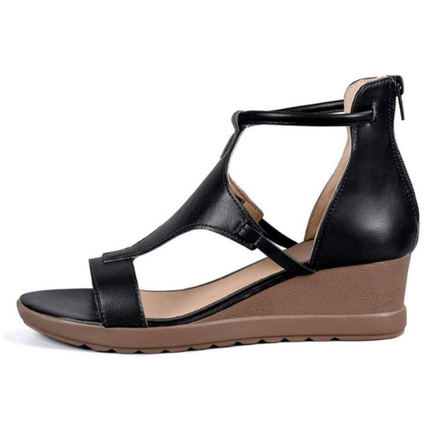 Charlotte | Sandales Compensées Minimalistes Chic