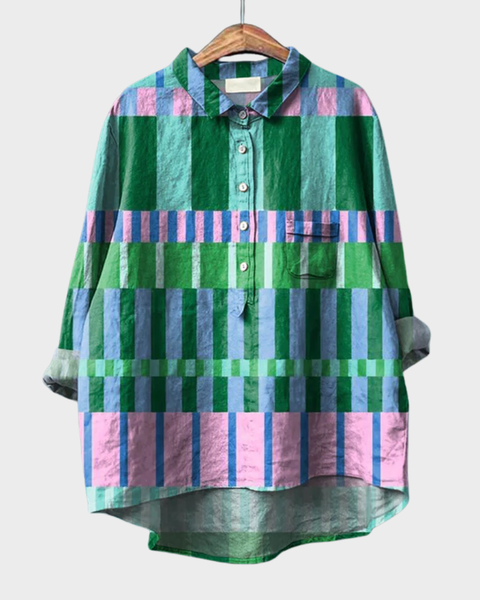 Azélie | Blouse Graphique Colorée