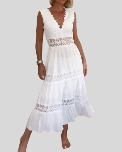 Amandine | Robe Maxi Dentelle