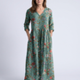Armelle | Robe Maxi Fleurie Confort Naturel