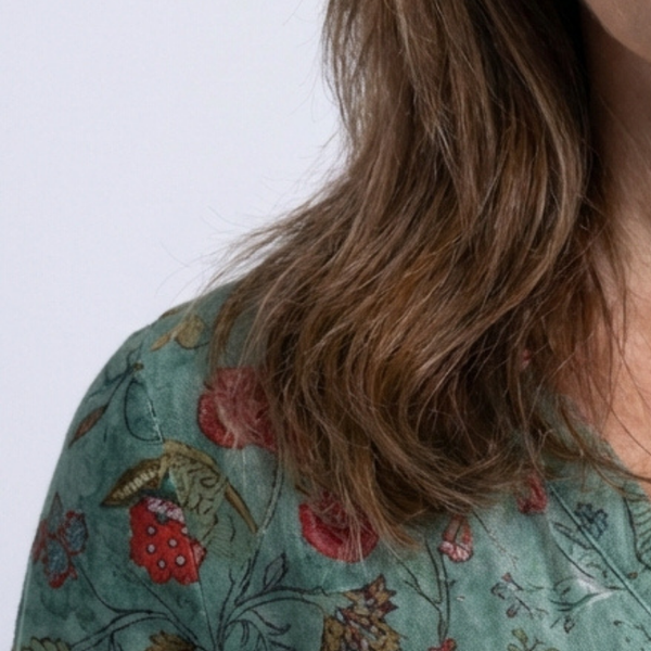 Armelle | Robe Maxi Fleurie Confort Naturel
