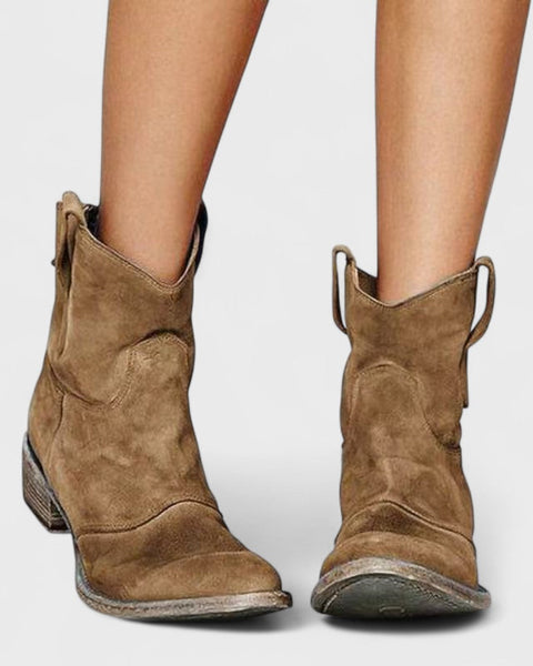 Daphné | Bottines Western Suédées