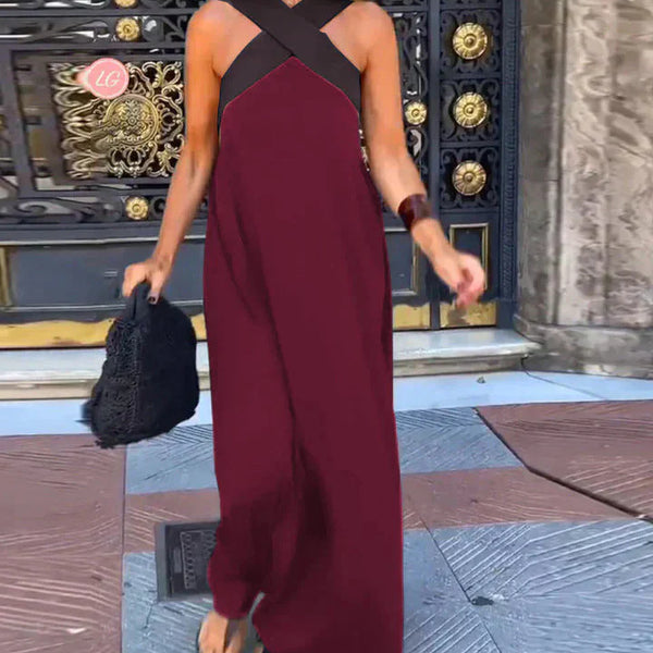 Calistée | Robe Longue Élégance Croisée
