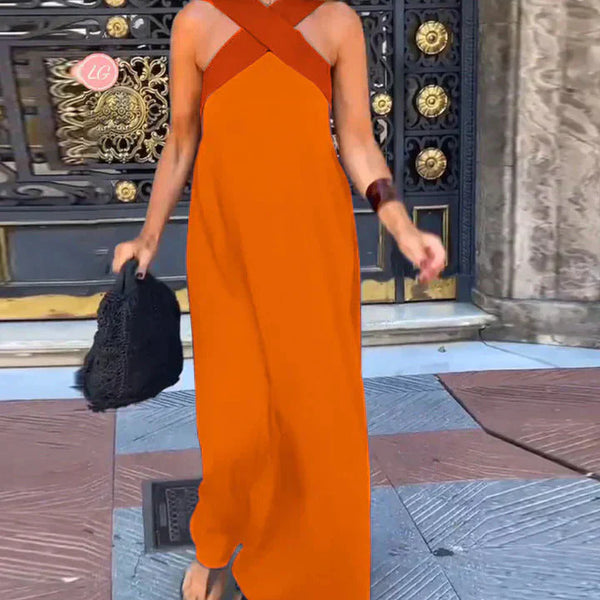 Calistée | Robe Longue Élégance Croisée