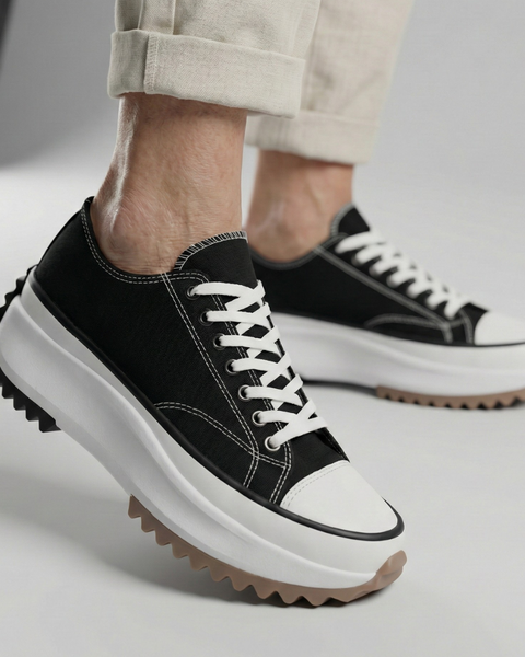Maëlys | Baskets Plateforme Crantée