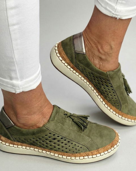 Tessia | Baskets Mocassin Perforées