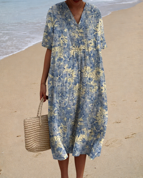 Éléonore | Robe Longue Fleurie