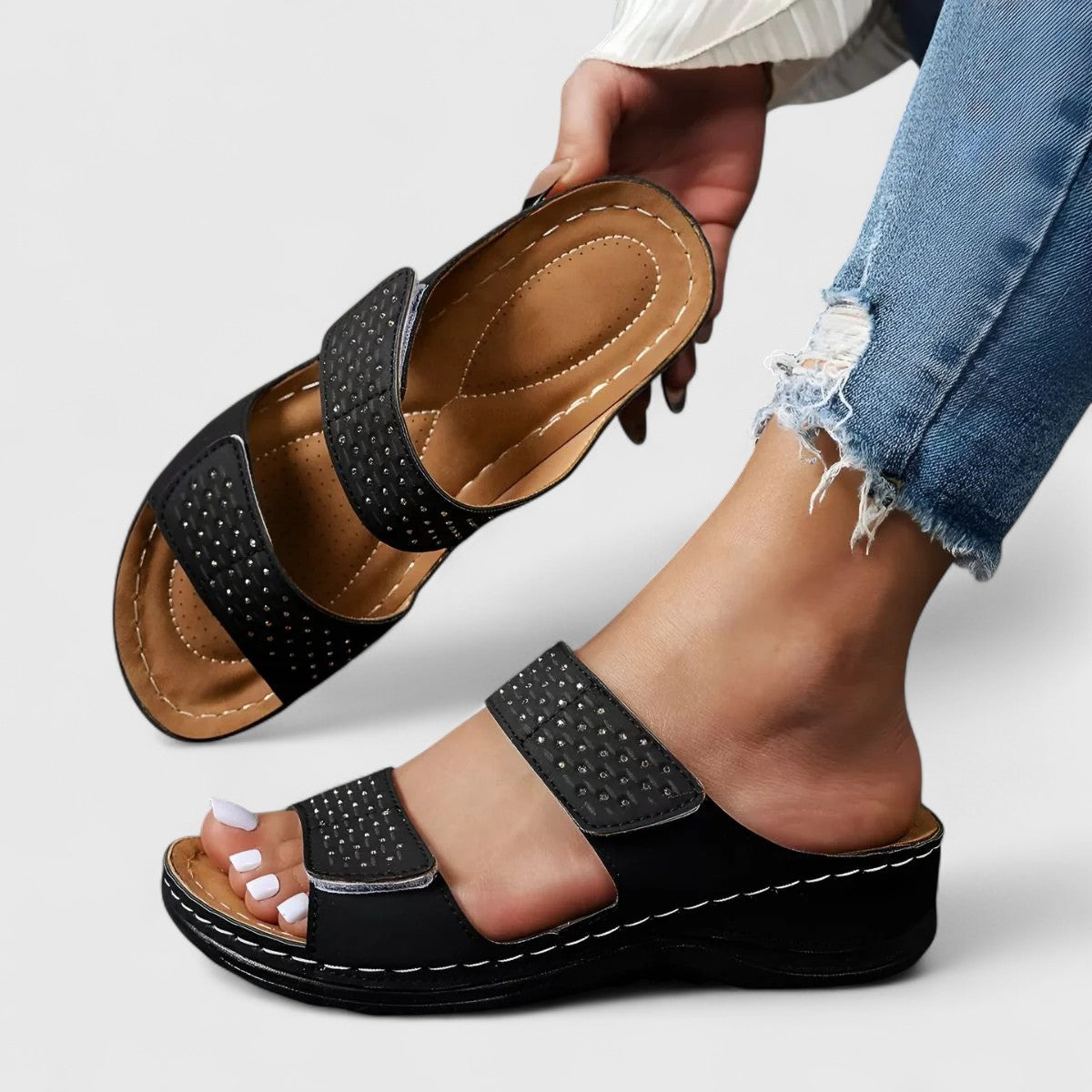 Ariella | Mules Orthopédiques Aérées