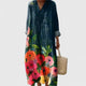  Floral Bleu Océan