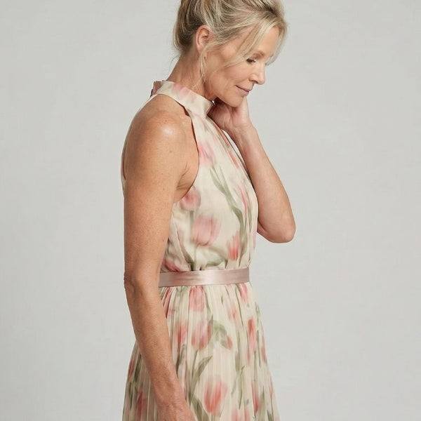 Élina | Robe Maxi Fleurie Élégance Fluide