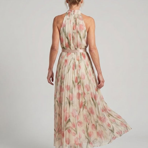 Élina | Robe Maxi Fleurie Élégance Fluide